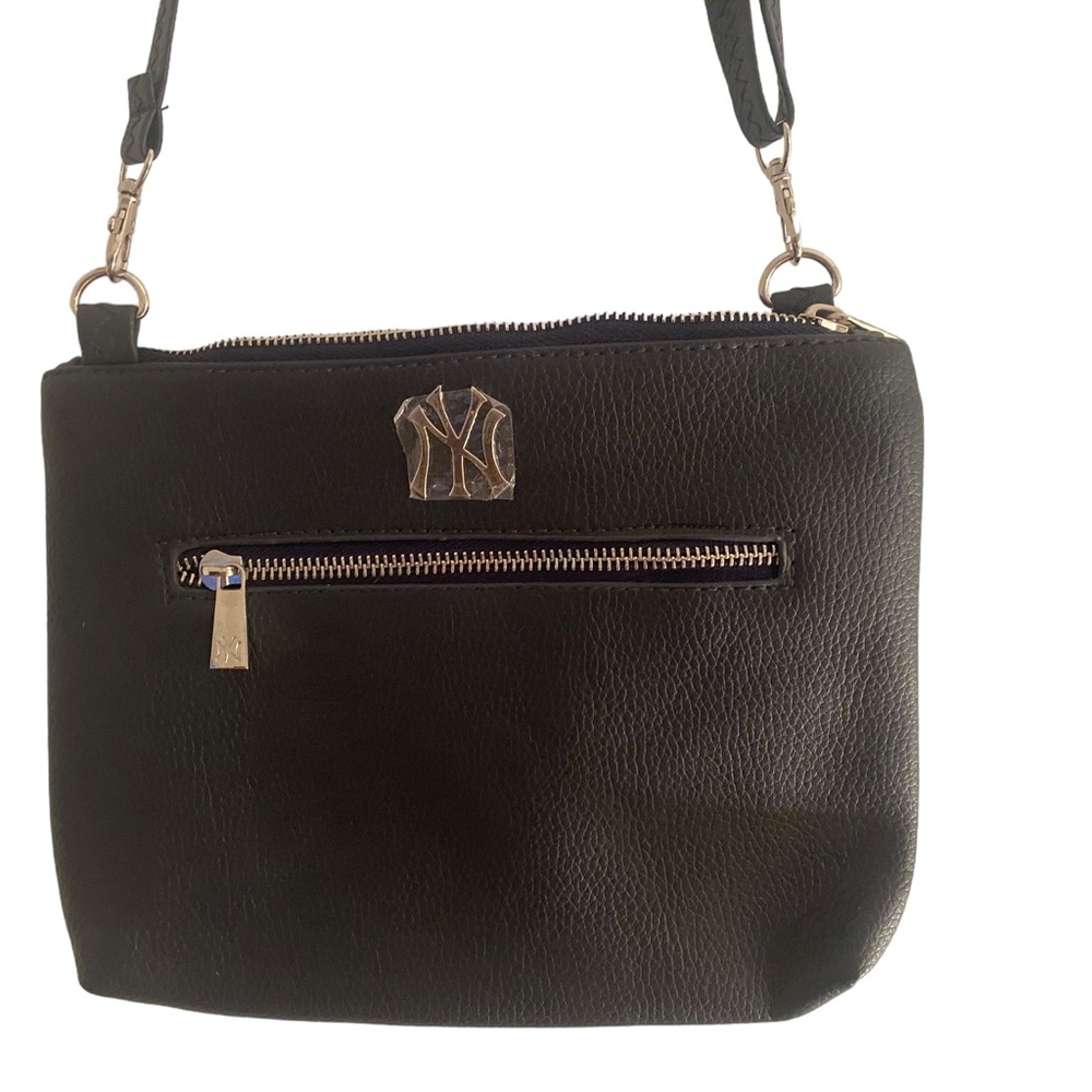 Cute Ny Yankees Navy Blue Faux leather Crossbody bag